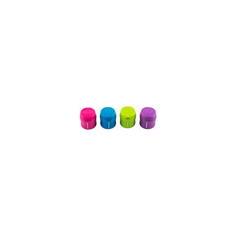 Espositore 12 temperamatite a 2 fori con serbatoio Donau in colori assortiti - 330374912